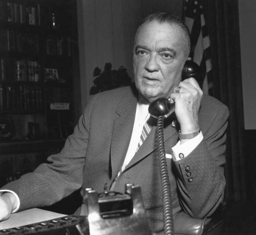 Edgar hoover shown desk - edgar,