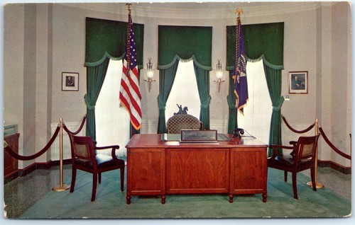 Desk chairs and flags used - chairs,