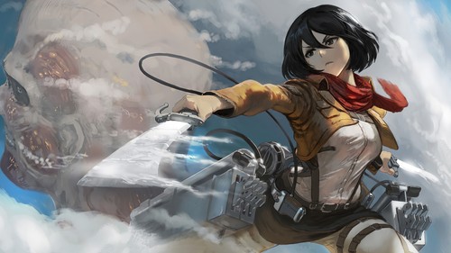 Shingeki kyojin mikasa - no,