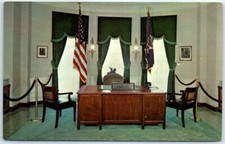 Desk, Chairs and Flags, used