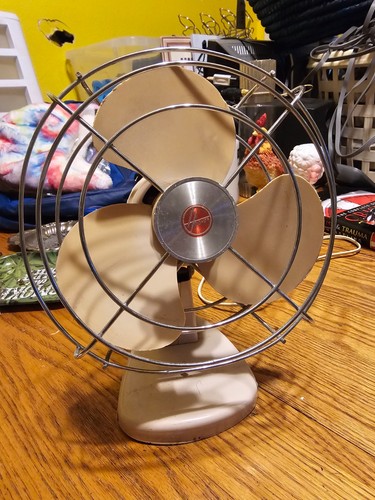 Vintage 1970s hoover desk fan - vintage,